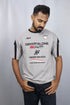 Men's Style Grey Oversized T-Shirt