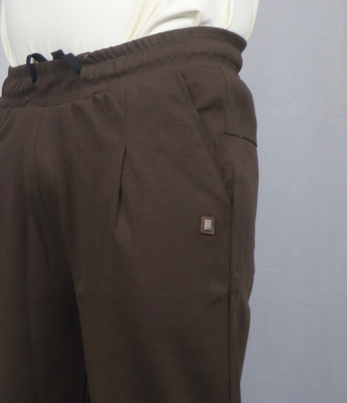 Men's Brown Comfort Fit Track Pants
