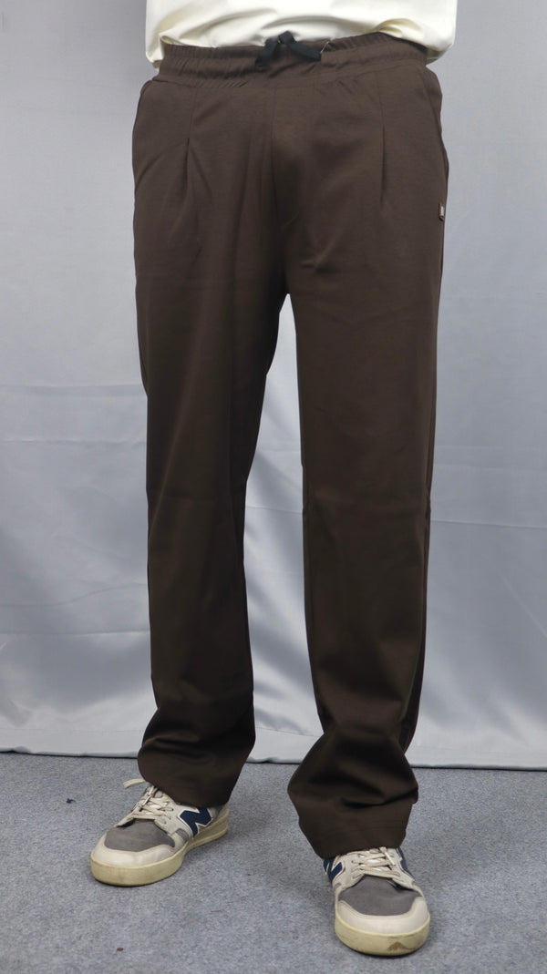 Men's Brown Comfort Fit Track Pants
