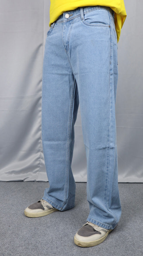 Sky Blue Baggy Jeans