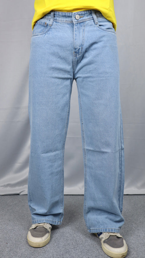 Sky Blue Baggy Jeans