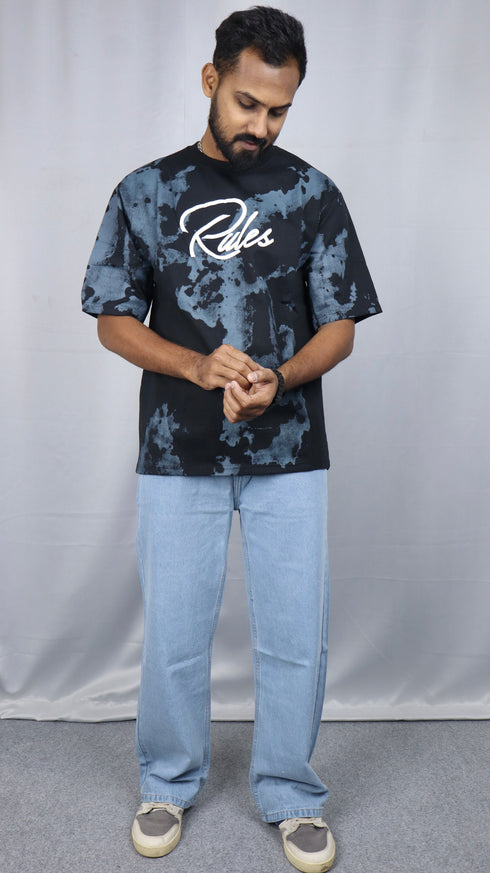 Men's Style Black Oversized T-Shirt