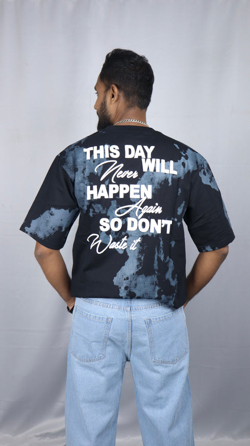Men's Style Black Oversized T-Shirt
