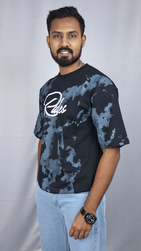 Men's Style Black Oversized T-Shirt
