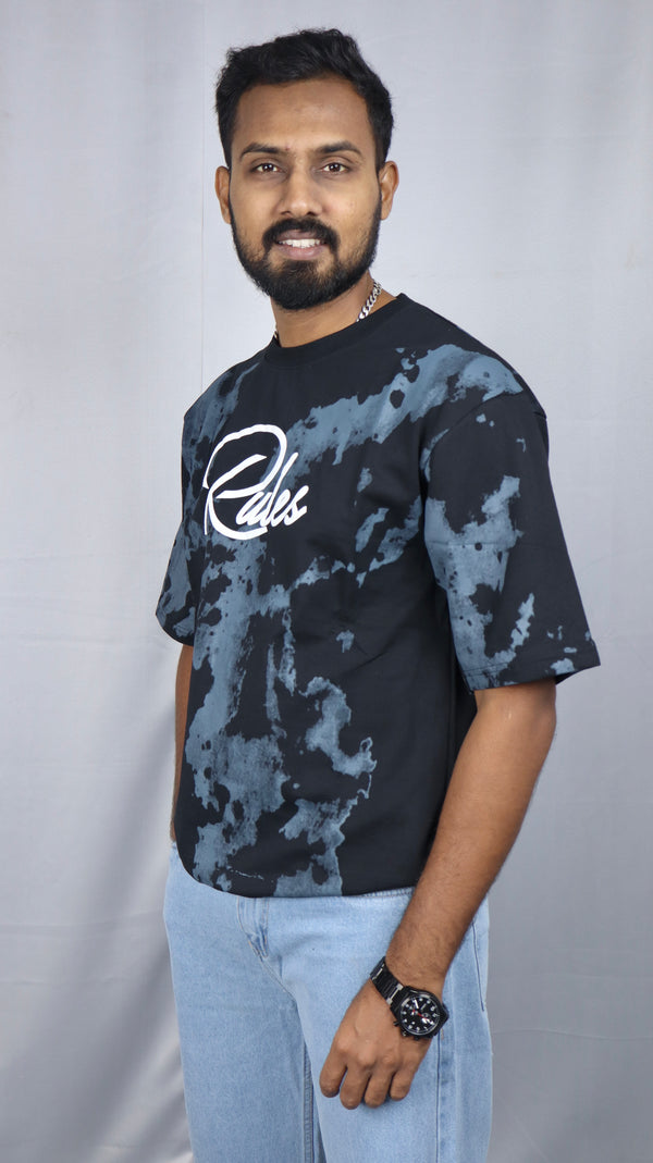 Men's Style Black Oversized T-Shirt