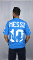 Men's Style Blue Oversized T-Shirt