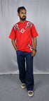 Men's Style Red Oversized T-Shirt