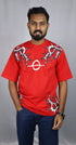 Men's Style Red Oversized T-Shirt