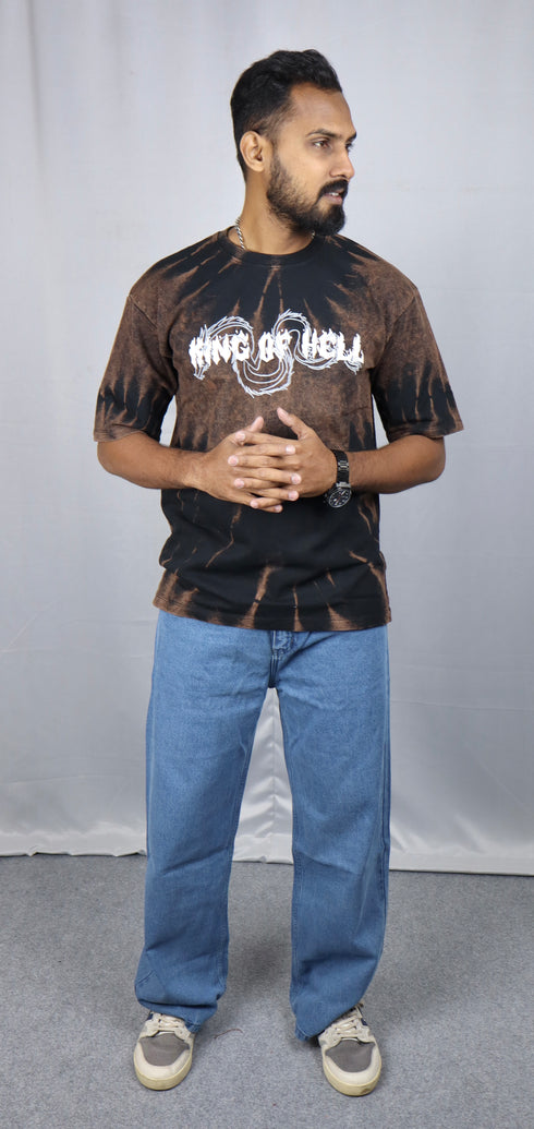 Men's Style Brown oversized T-Shirt