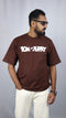 Men's Style Brown Oversized T-Shirt