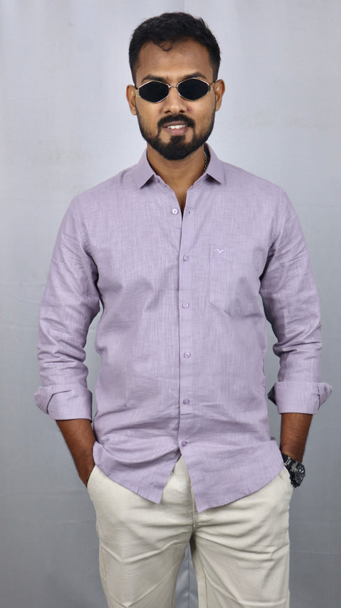 Lavender Linen Shirt