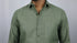 Olive Green Linen Shirt