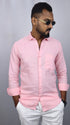 Pink Linen Shirt