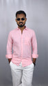 Pink Linen Shirt