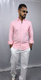 Pink Linen Shirt