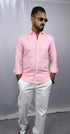 Pink Linen Shirt