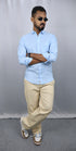 Linen Sky Blue Shirt