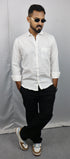White Linen Shirt