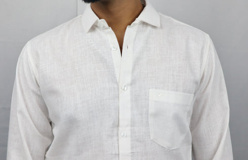 White Linen Shirt