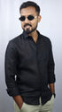 Black Linen Shirt