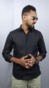 Black Linen Shirt
