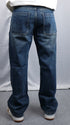 Denim Blue Washed Baggy Fit Jeans