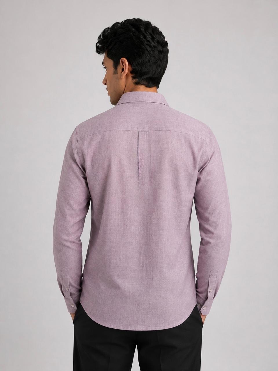Lavender Cotton Linen Shirt