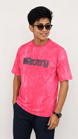 Men’s Premium Pink Oversized T-Shirt