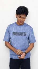 Men’s Premium Dusty Blue Oversized T-Shirt