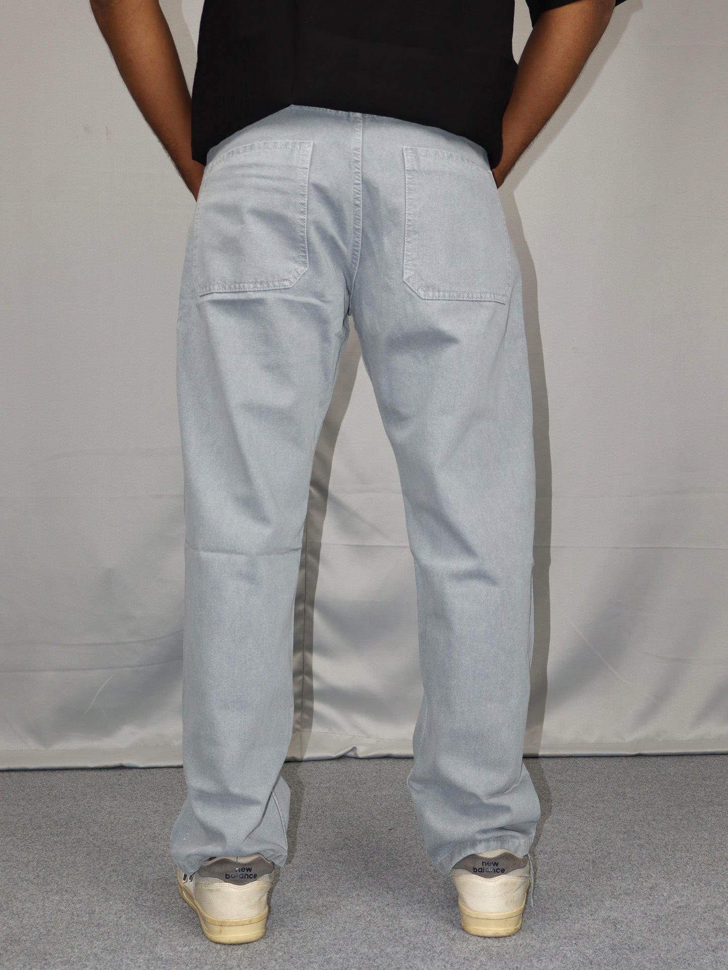 Premium Grey Baggy Fit Jeans