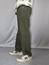 Olive Green Baggy Fit Jeans