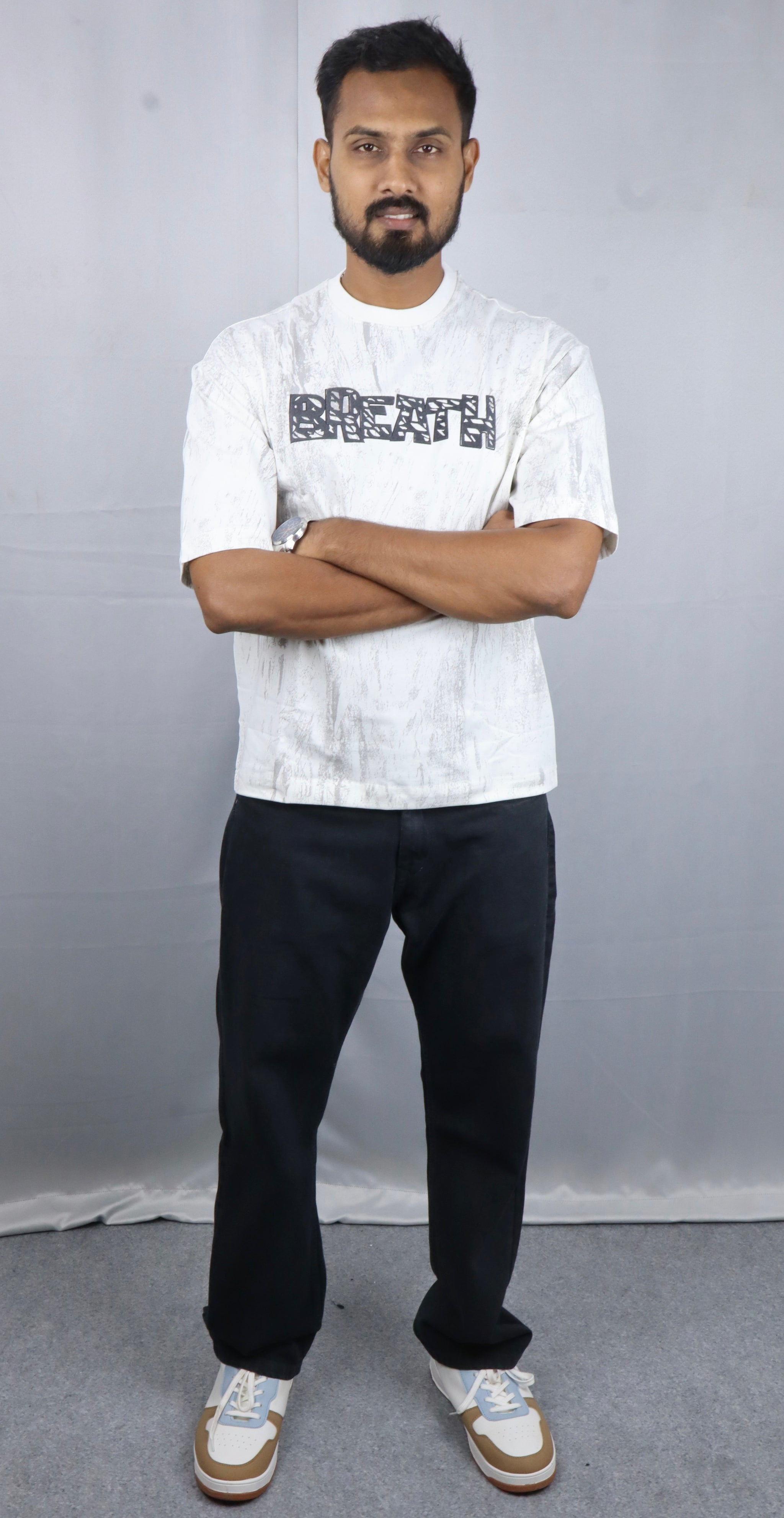 Men’s Premium Oversized White T-Shirt