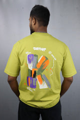 Men’s Premium Oversized Neon Green T-Shirt