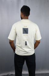 Men’s Premium Oversized  off white T-Shirt