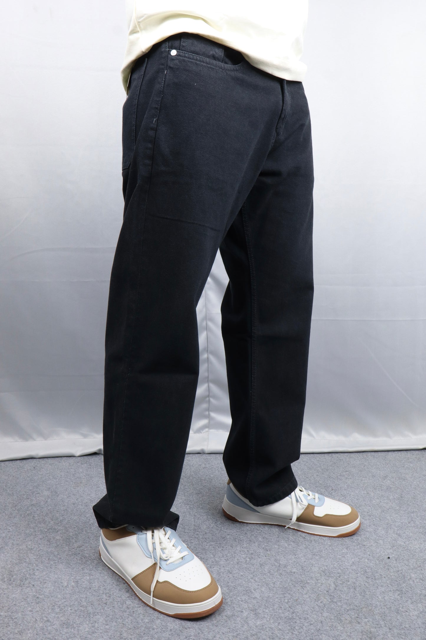 Premium Black Baggy Fit Jeans