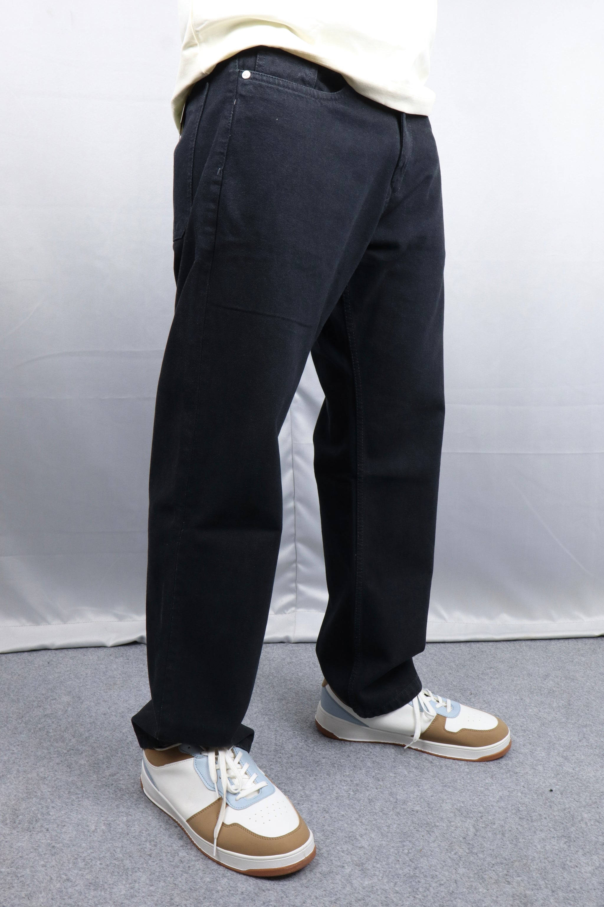 Premium Black Baggy Fit Jeans