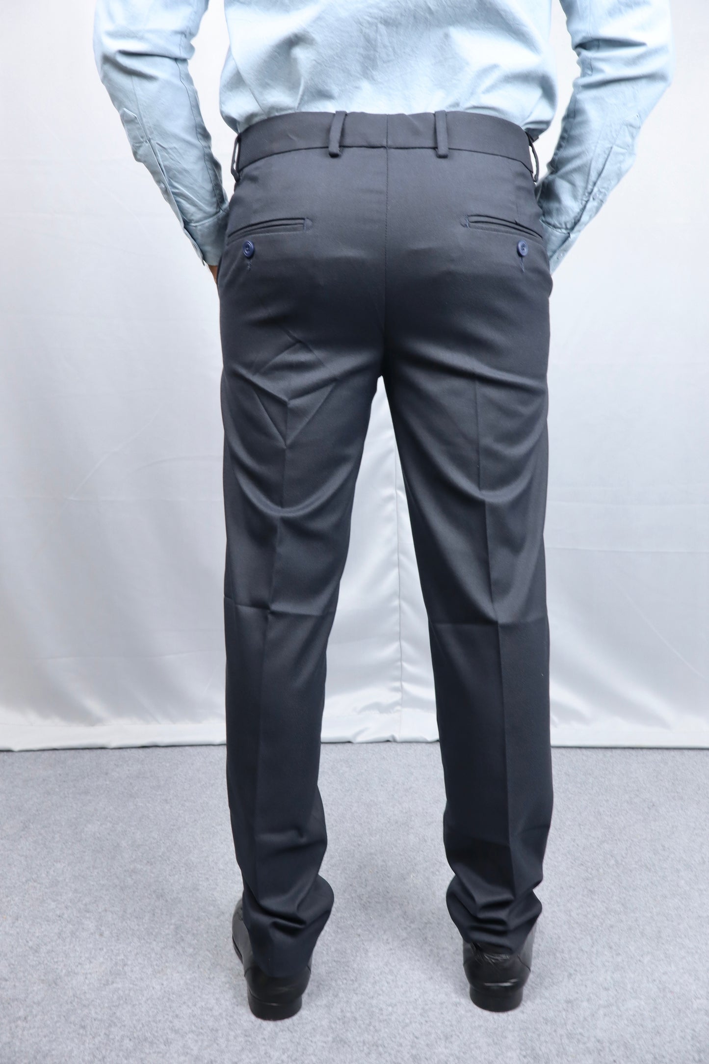Classic Navy Blue Formal Pants for Men