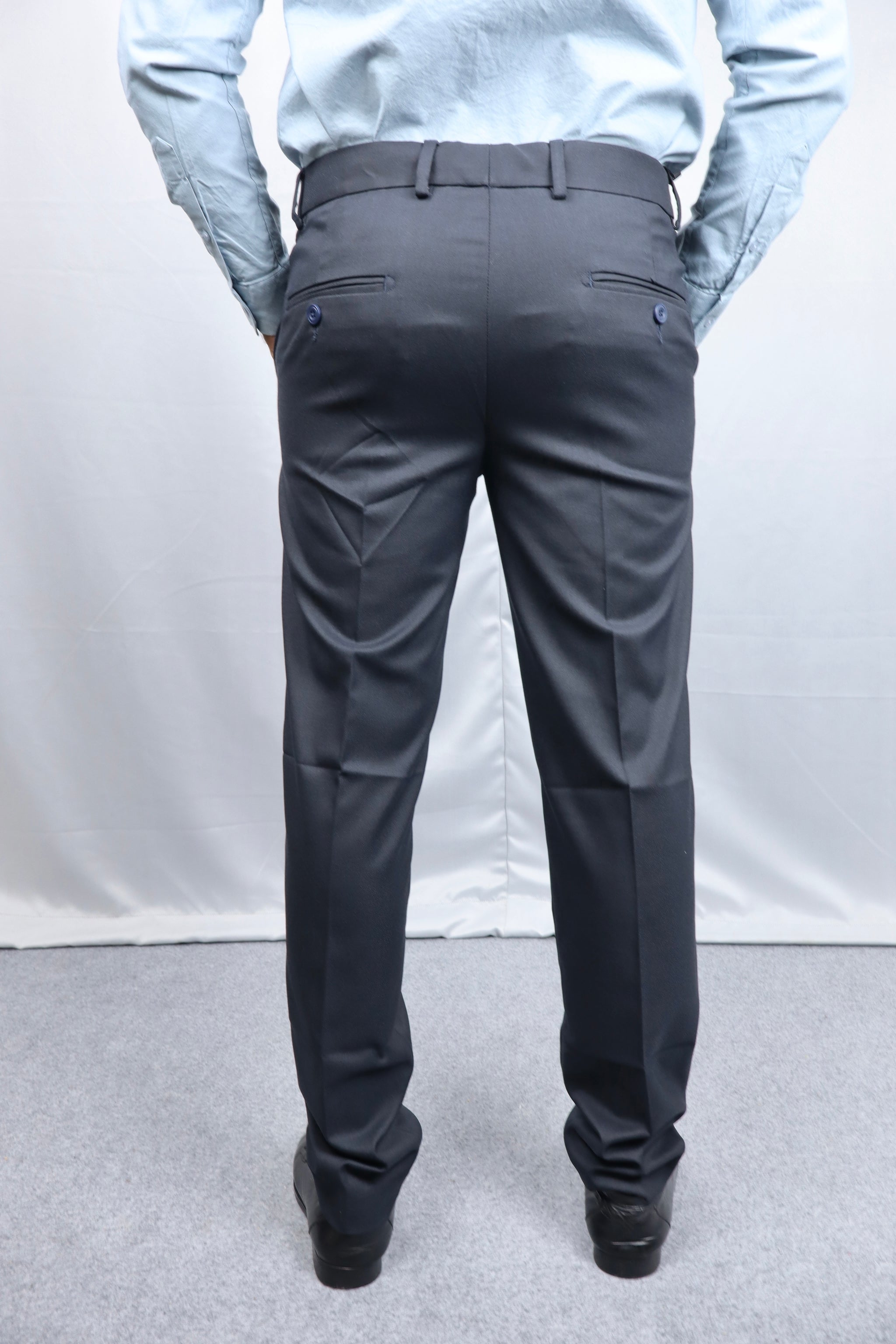 Classic Navy Blue Formal Pants for Men