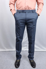 Classic Blue Formal Pants for Men