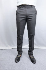 Classic Dark Grey Formal Pants for Men