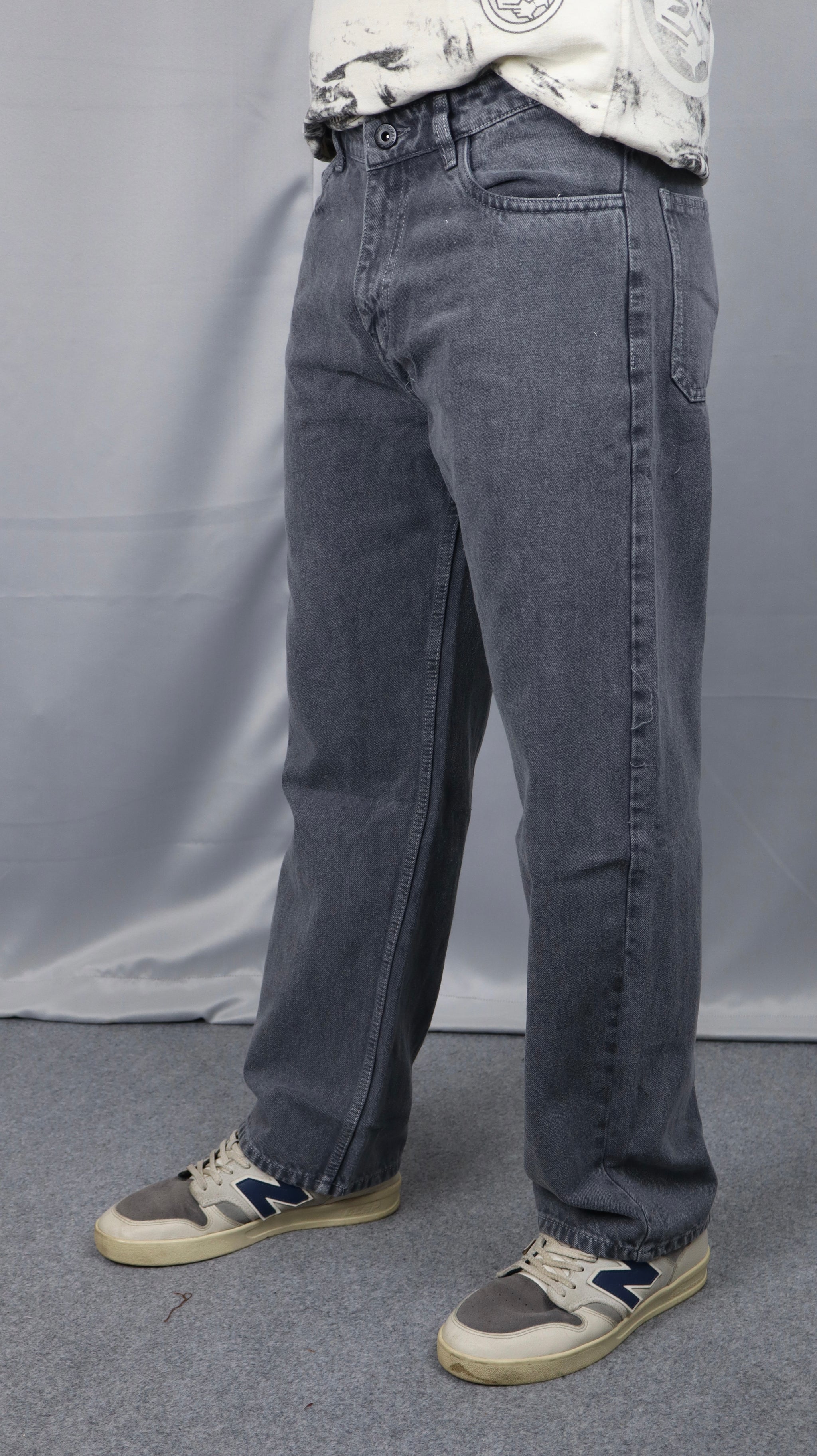 Grey Baggy Jeans