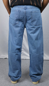Denim Blue Baggy Jeans
