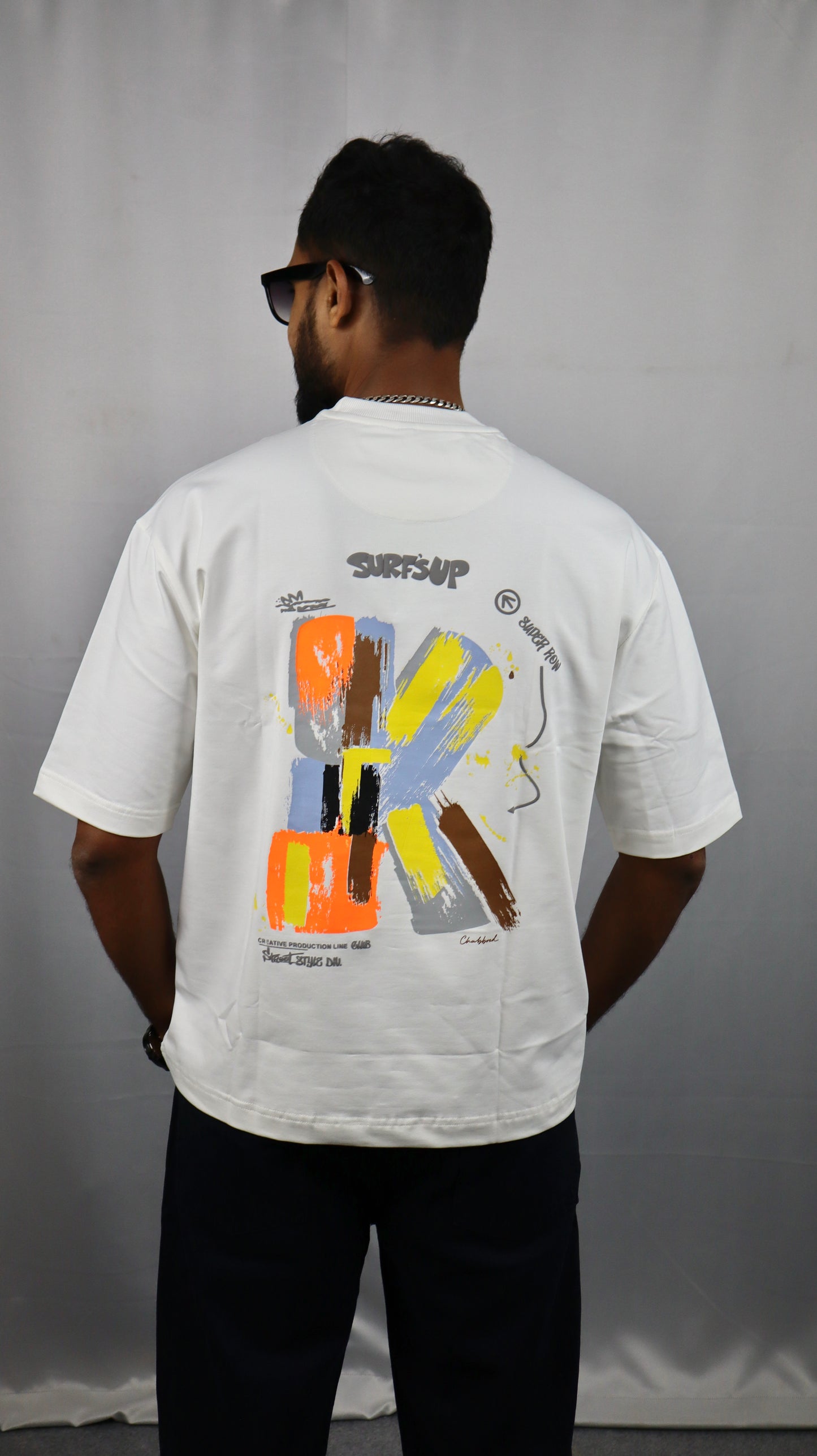 Men’s Premium White Oversized T-Shirt