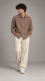 Dusty Cocoa  Linen Shirt
