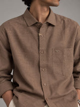 Dusty Cocoa  Linen Shirt