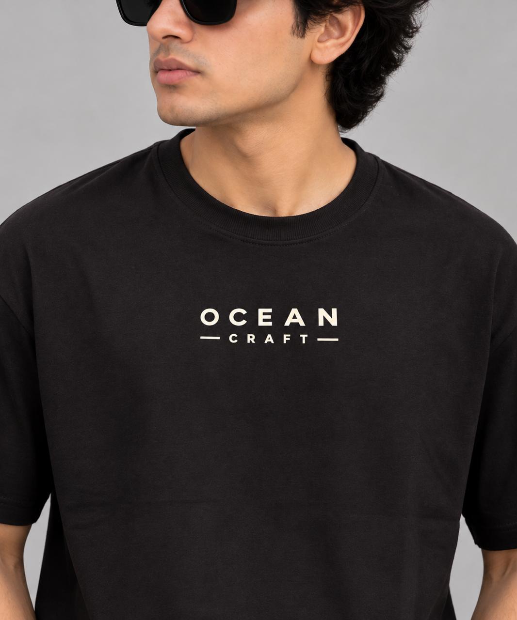 Black Oversized Premium Cotton  T-Shirt