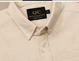 Yellow Pinstripe Cotton Shirt