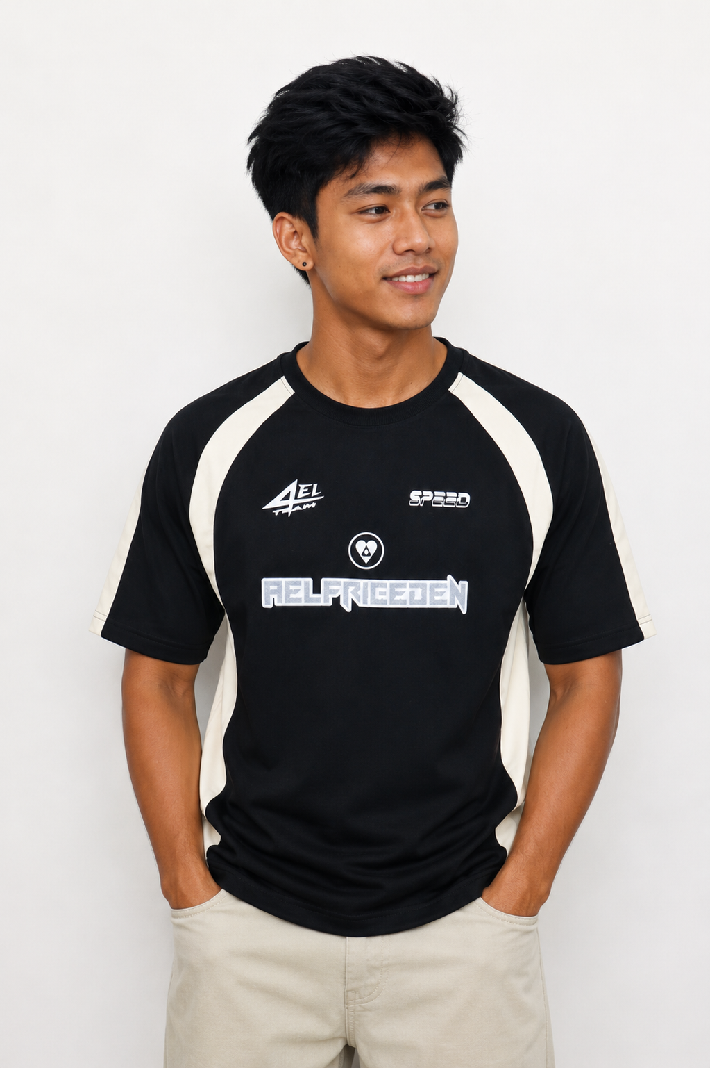 Men's Style Black oversized  T-Shirt