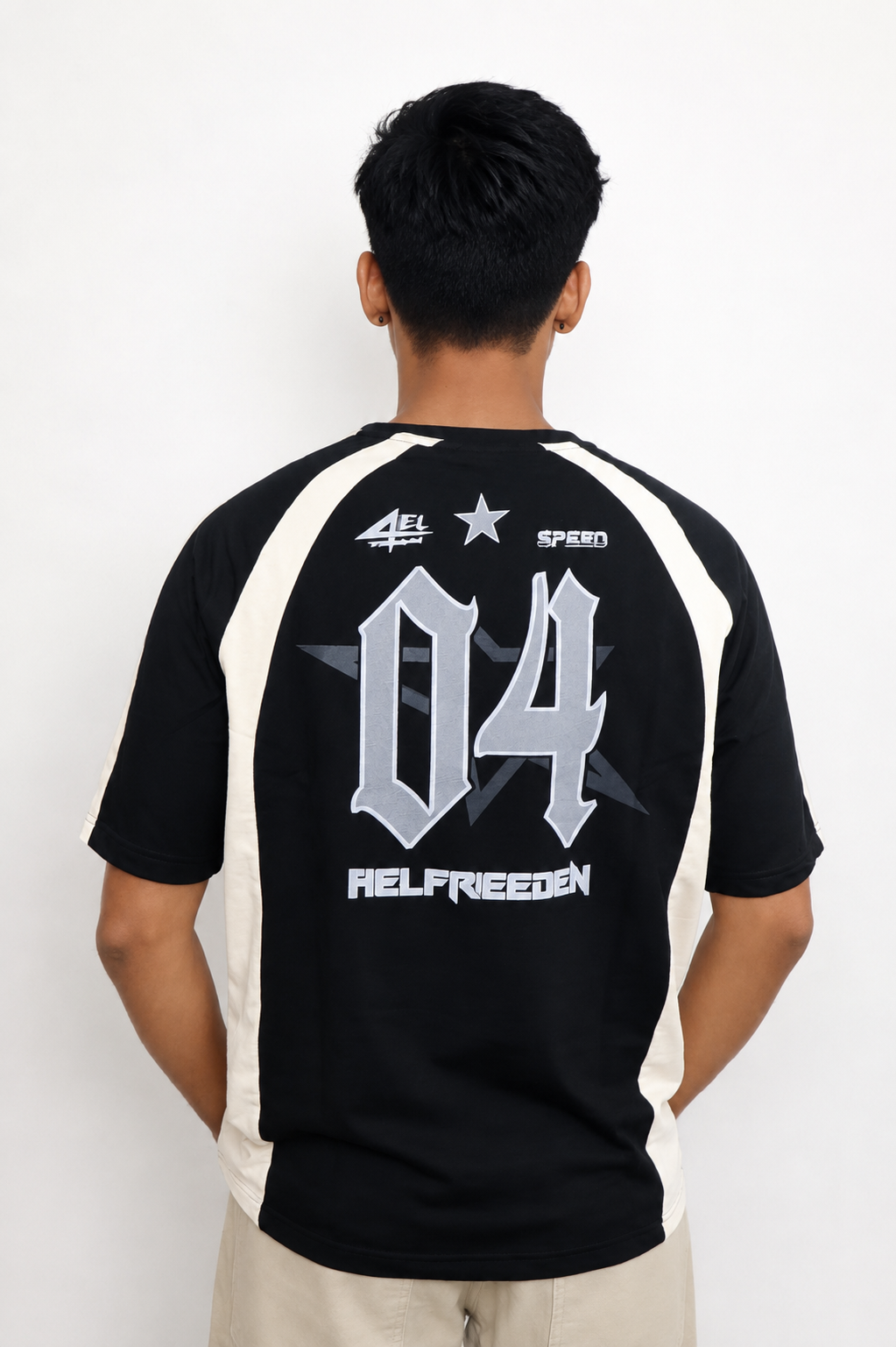 Men's Style Black oversized  T-Shirt