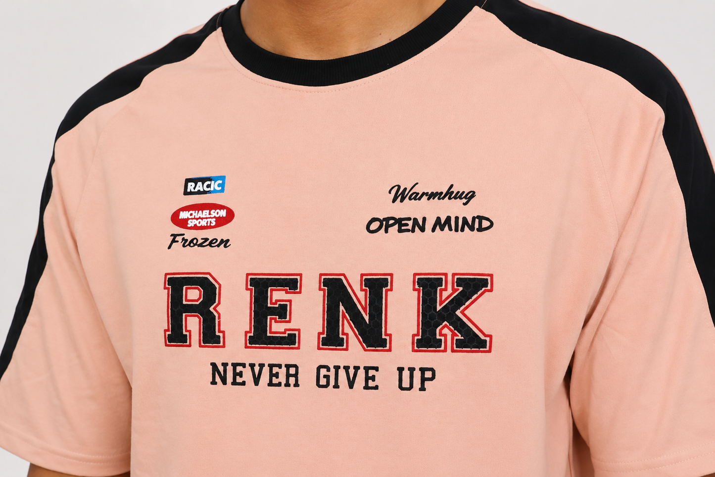 Men's Style Peach Oversized  T-Shirt